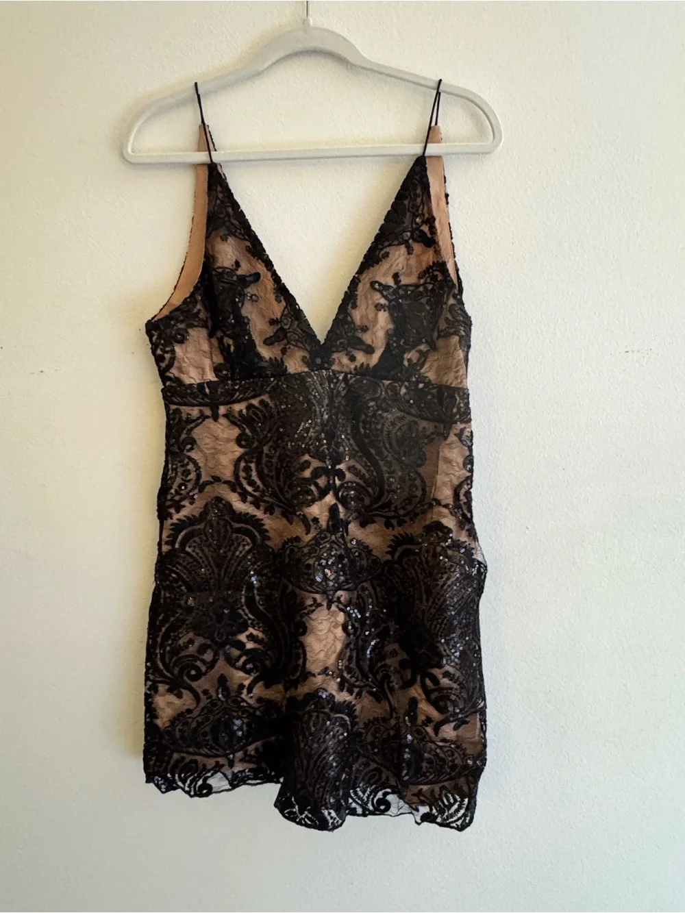 Free People Night Shimmers Mini Dress